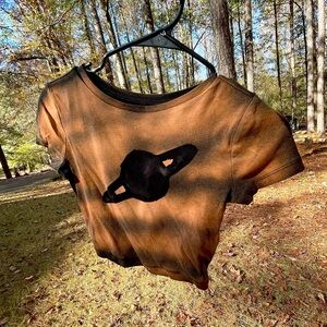 Handmade Bleach Dyed Shirt Size Small